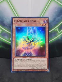 Yugioh Magician’s Robe SHVI-ENSE3 Super Rare Limited Edition NM - Image 1