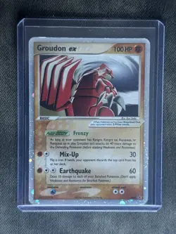 Pokemon TCG Groudon ex Black Star Promo 038 Holo Rare - Image 1