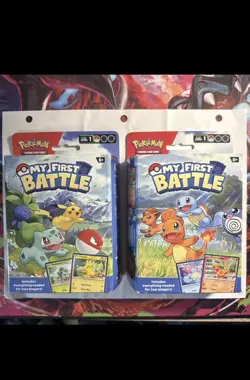 My First Battle Box -Pikachu & Bulbasaur Mini & charmander and squirtle pokemon - Image 1