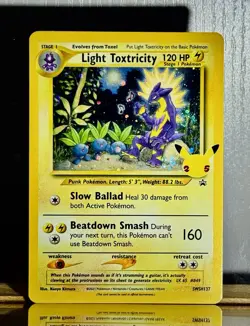 🌀SWIRL Light Toxtricity Black Star Promo Stamped Celebrations Pokemon NM🌀 - Image 2