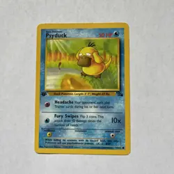 Pokemon - Psyduck - Fossil 53/62 1st Edition - Common - LP - Image 1