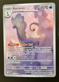 Pokemon TCG Aurorus 92/88 Perfect Order Illustration Rare IR NM - Image 3
