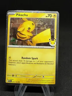 Tcg Pokemon Pikachu 2026 Pokemon Day Holo 30th Anniversary Stamped Promo 051/162 - Image 1