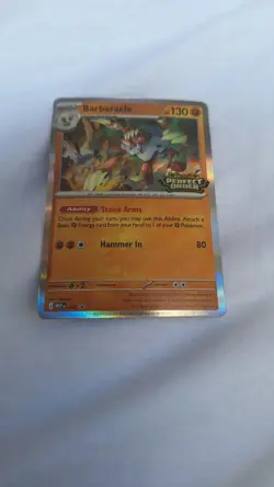Pokemon TCG Barbaracle Perfect Order PRERELEASE PROMO - Image 2