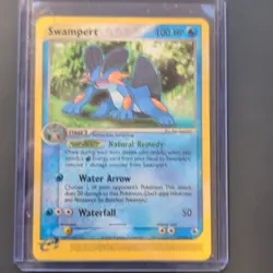 Pokemon TCG Swampert 13/109 Stage 2 Water 100HP Water Arrow Regular English - Image 1