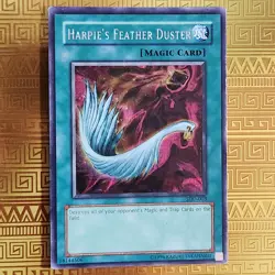Harpie's Feather Duster SDD-003 Stairway to the Destined Duel Yugioh Promo LP - Image 2