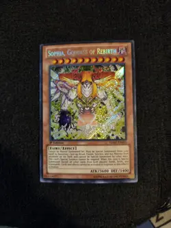 Sophia, Goddess of Rebirth - HA07-EN055 - Secret Rare - 1st Edition Yugioh Hi - Image 1