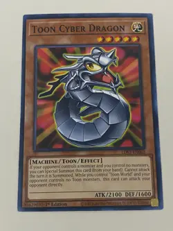 Yugioh - Toon Cyber Dragon x 3 - 1st Edition NM - Plus Free Holo Card - Image 3