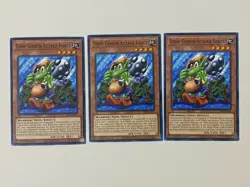 Yugioh - Toon Goblin Attack Force x 3 - 1st Edition NM - Plus Free Holo Card A - Image 1