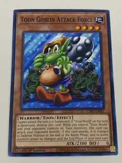 Yugioh - Toon Goblin Attack Force x 3 - 1st Edition NM - Plus Free Holo Card A - Image 2