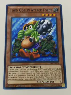 Yugioh - Toon Goblin Attack Force x 3 - 1st Edition NM - Plus Free Holo Card A - Image 3