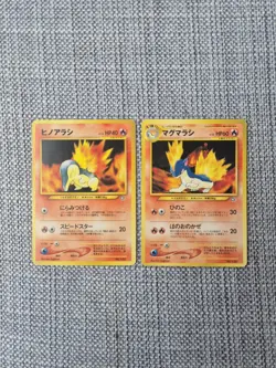 Cyndaquil + Quilava Neo File Japanese Promo Pokemon Cards - Image 1