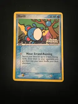 Marill 68/109 Common Reverse Holo Stamped Team Rocket Returns Pokemon Card - Image 1