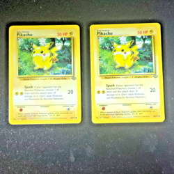 (2) Pikachu 60/64 Red Cheeks WOTC 1999 Pokemon TCG Card NM/MNT OR BETTER - Image 1
