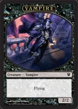 1 x Vampire Token - Innistrad - Moderate Play - MTG - Image 1
