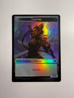 Human/Vampire Double-Sided Token 1/16 MTG Innistrad: Crimson Vow Foil - Image 1