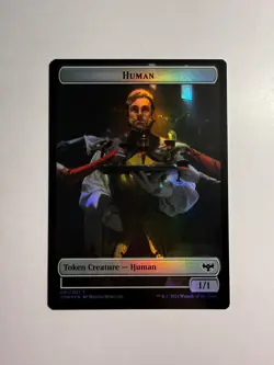 Human/Vampire Double-Sided Token 1/16 MTG Innistrad: Crimson Vow Foil - Image 2
