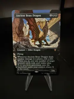 Ancient Brass Dragon (Borderless) Commander Legends: Battle for Baldur's Gate - Image 1