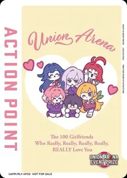 Union Arena UAPR/RLY-AP02 Action point card mini character group picture AP Japa - Image 1