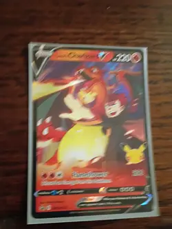 Pokemon Sword & Shield Charizard VMax Card 220/189 Full Art Holo Rare - Image 1