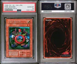 PSA10 Time Wizard 1999 Premium Pack Yu Gi Oh Vintage Collector Card - Image 5