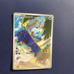 Oshawott Illustration Rare Pokemon card White Flare 105/086 ENGLISH NM - Image 1