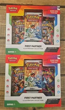 Pokemon Tcg - First Partner Pack First Partner Illustration Collection - 2 Box - Image 1