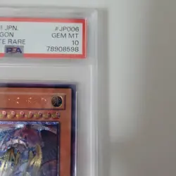 PSA10 Rainbow Dragon Ultimate Rare Relief Yu Gi Oh Vintage Collector Card - Image 3