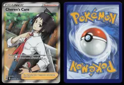 Cheren's Care 168/172 Ultra Rare Brilliant Stars Pokemon NM - Image 3