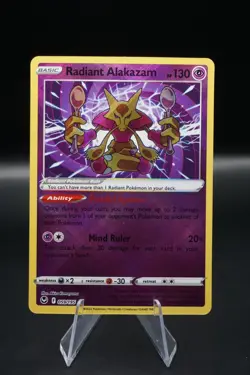 Radiant Alakazam 59/195 Silver Tempest- Pokemon NM - Image 1