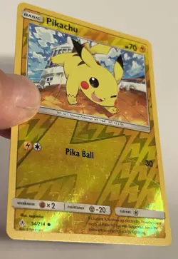 Pikachu Reverse Holo 54/214 Pokemon Unbroken Bonds LP - Image 2