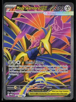 Mega Skarmory ex 106/088 Ultra Rare Perfect Order Pokemon NM - Image 1