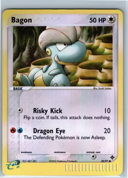 Bagon 50/97 Reverse Holo EX Dragon Pokemon TCG LP - Image 1