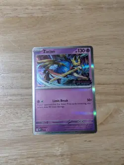 Pokemon TCG Zacian Prerelease ME Mega Evolution Promo - Image 1