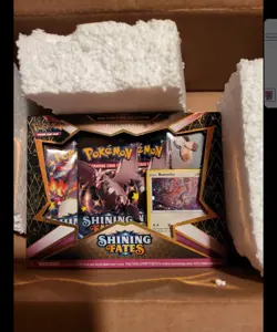 Pokemon TCG Shining Fates Mad Party Pin Collections Box Bunnelby Factory Sealed - Image 1