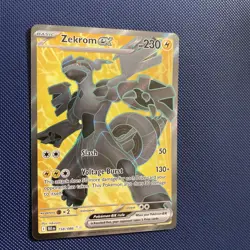 Pokemon Zekrom EX 158/086 Black Bolt Full Art English Card NM/Mint Condition - Image 1