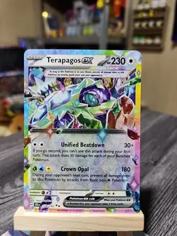 Pokemon tcg #128/142 Terapagos ex Stellar Crown - Image 1