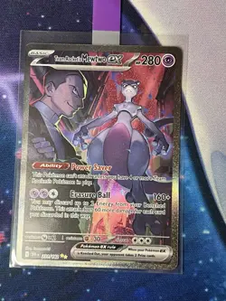 2025 Pokemon TCG: Destined Rivals - Team Rocket's Mewtwo ex SIR #231/182 NM - Image 2