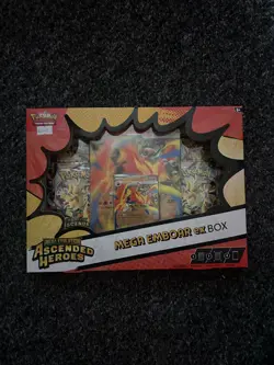 Pokemon ascended hero’s Mega Emboar Ex Box New Sealed - Image 1