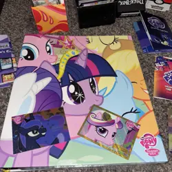 HUGE 1000+ card lot of my little pony TCG / CCG 2010s With FOIL + RARE - Image 2