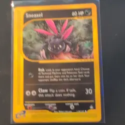 Sneasel Pokemon TCG Aquapolis 110/147 Common 60HP Basic Regular English Harada - Image 1