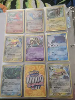 EX Holon Phantoms 2006 Pokemon Near Complete 16/110 Rayquaza Delta Stamped - Image 2