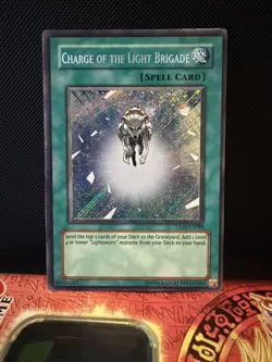 Yugioh Charge Of The Light Brigade TDGS-EN089 Secret Rare NM - Image 1