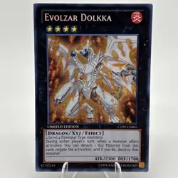Yugioh Evolzar Dolkka CT09-EN001 Secret Rare Limited Edition NM - Image 1