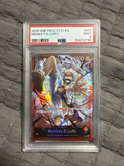 2025 One Piece ST21 English Monkey D Luffy PSA 9 - Image 1
