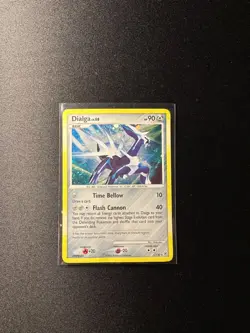 Dialga - 1/130 - Holo Rare Diamond & Pearl (Base Set) Poor Pokemon Card - Image 1