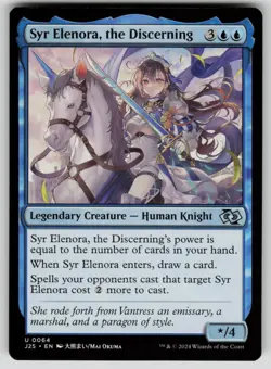 Syr Elenora, the Discerning (Anime) Normal U Foundations Jumpstart 64 NM - Image 1