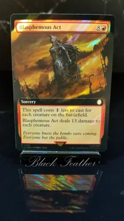 Blasphemous Act Extended Art Surge Foil x1 #993 - Fallout - Image 1