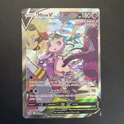 Pokemon TCG Mew V 251/264 SWSH08 Fusion Strike Ultra Rare Full Art Holo - Image 1