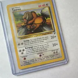 Nintendo Pokemon Tauros Base Set 2 62/130 Uncommon 60 HP 1999 TCG - Image 2